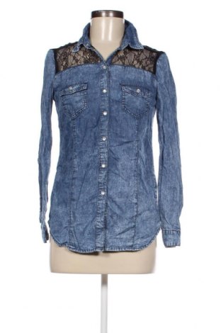 Γυναικείο πουκάμισο Denim Co., Μέγεθος XS, Χρώμα Μπλέ, Τιμή 3,40 €