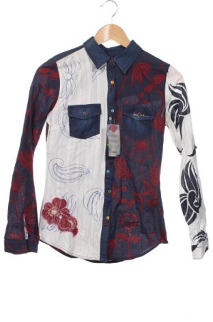 Γυναικείο πουκάμισο Desigual, Μέγεθος XS, Χρώμα Πολύχρωμο, Τιμή 65,60 €