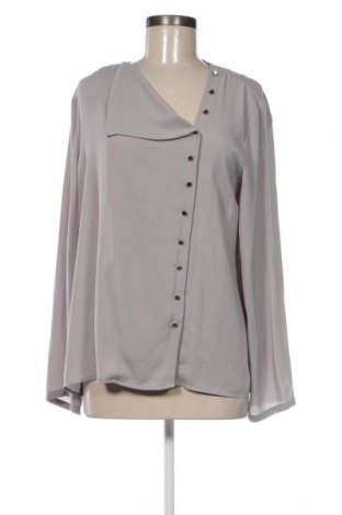 Γυναικείο πουκάμισο Floryday, Μέγεθος L, Χρώμα Γκρί, Τιμή 14,10 €