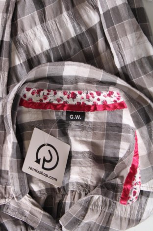 Γυναικείο πουκάμισο G.W., Μέγεθος L, Χρώμα Πολύχρωμο, Τιμή 4,45 €
