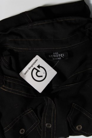 Γυναικείο πουκάμισο Gina Benotti, Μέγεθος M, Χρώμα Μαύρο, Τιμή 4,64 €