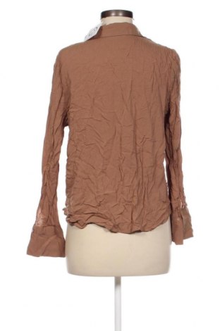 Γυναικείο πουκάμισο Gina Tricot, Μέγεθος L, Χρώμα Καφέ, Τιμή 6,31 €