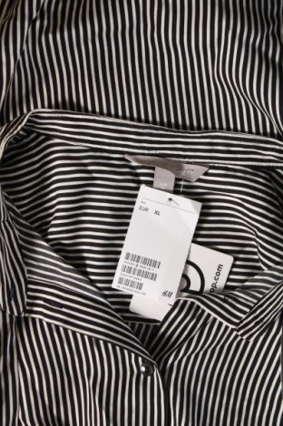 Γυναικείο πουκάμισο H&M, Μέγεθος XL, Χρώμα Μαύρο, Τιμή 20,04 €