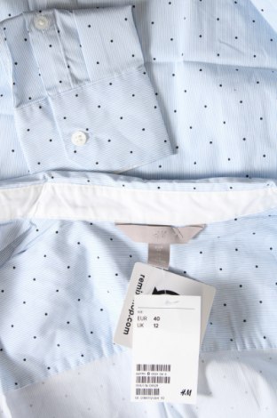 Дамска риза H&M, Размер M, Цвят Син, Цена 40,02 лв.