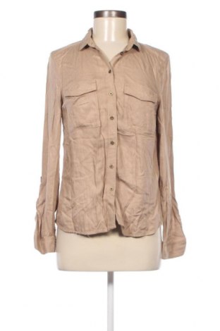 Γυναικείο πουκάμισο H&M Divided, Μέγεθος XS, Χρώμα  Μπέζ, Τιμή 6,96 €
