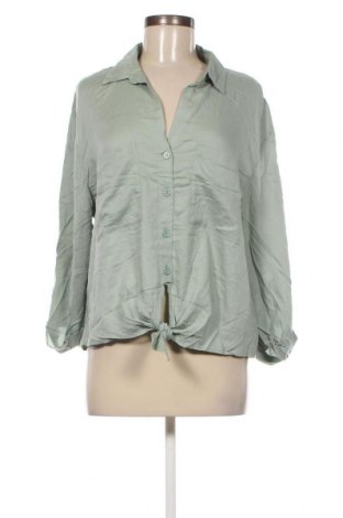 Дамска риза H&M Divided, Размер XL, Цвят Зелен, Цена 15,00 лв.