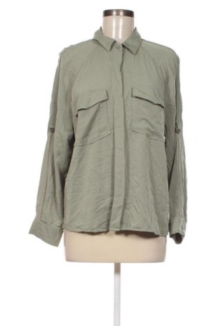 Дамска риза H&M L.O.G.G., Размер XL, Цвят Зелен, Цена 23,98 лв.