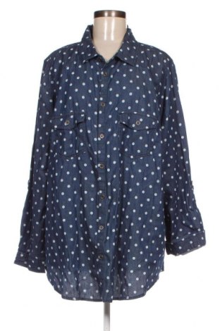 Γυναικείο πουκάμισο Janina, Μέγεθος XXL, Χρώμα Μπλέ, Τιμή 15,46 €