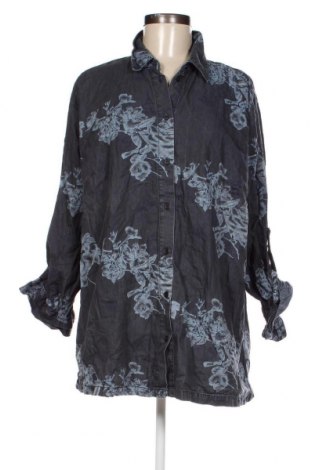 Γυναικείο πουκάμισο John Baner, Μέγεθος XXL, Χρώμα Γκρί, Τιμή 15,46 €