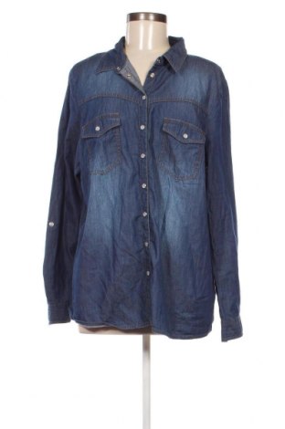Γυναικείο πουκάμισο John Baner, Μέγεθος XL, Χρώμα Μπλέ, Τιμή 7,80 €