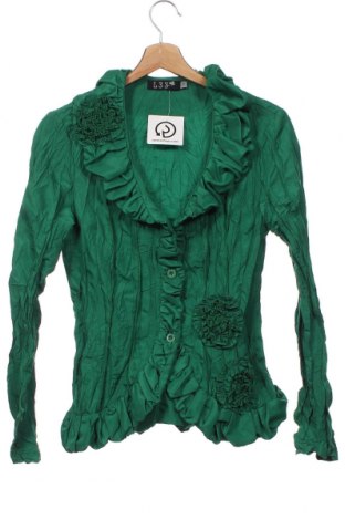 Дамска риза L 33, Размер XS, Цвят Зелен, Цена 6,96 лв.