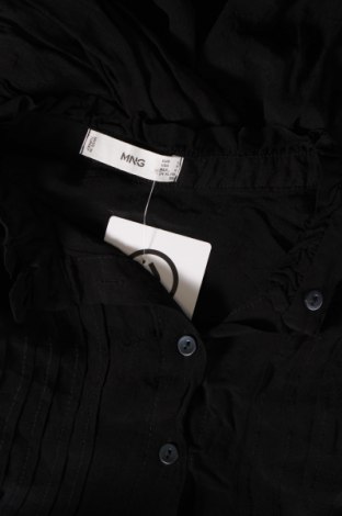 Γυναικείο πουκάμισο Mango, Μέγεθος L, Χρώμα Μαύρο, Τιμή 15,44 €