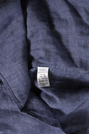 Γυναικείο πουκάμισο Marks & Spencer, Μέγεθος S, Χρώμα Μπλέ, Τιμή 13,81 €