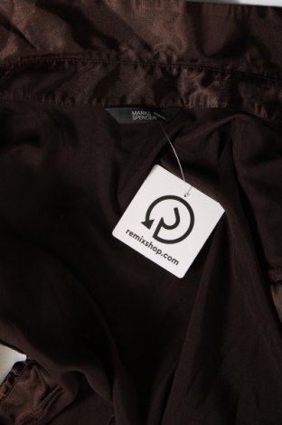 Γυναικείο πουκάμισο Marks & Spencer, Μέγεθος L, Χρώμα Καφέ, Τιμή 4,14 €
