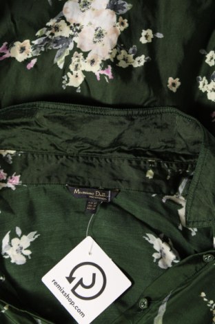 Дамска риза Massimo Dutti, Размер L, Цвят Зелен, Цена 48,88 лв.