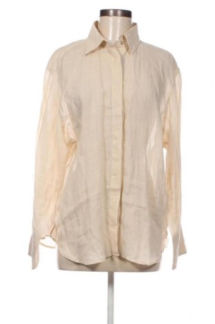Γυναικείο πουκάμισο Massimo Dutti, Μέγεθος L, Χρώμα  Μπέζ, Τιμή 14,73 €