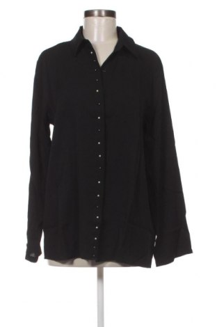 Γυναικείο πουκάμισο Milan Kiss, Μέγεθος L, Χρώμα Μαύρο, Τιμή 20,24 €