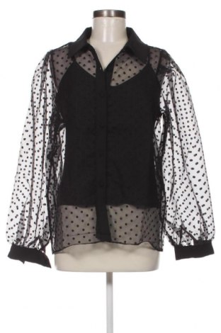 Γυναικείο πουκάμισο Milan Kiss, Μέγεθος L, Χρώμα Μαύρο, Τιμή 39,69 €