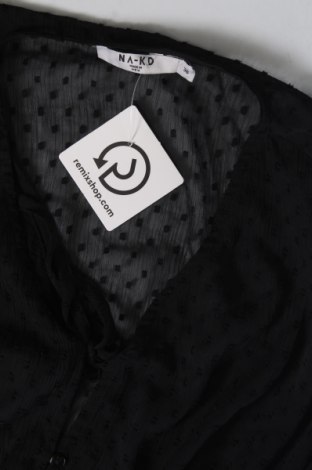 Γυναικείο πουκάμισο NA-KD, Μέγεθος M, Χρώμα Μαύρο, Τιμή 8,41 €