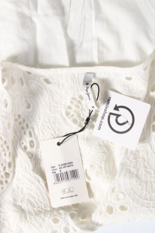 Damenbluse Pepe Jeans, Größe M, Farbe Weiß, Preis 30,06 €