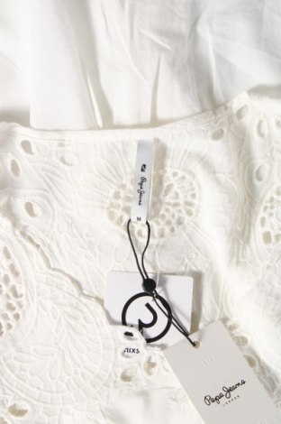Damenbluse Pepe Jeans, Größe M, Farbe Weiß, Preis € 20,60
