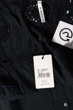 Γυναικείο πουκάμισο Pepe Jeans, Μέγεθος M, Χρώμα Μαύρο, Τιμή 30,06 €