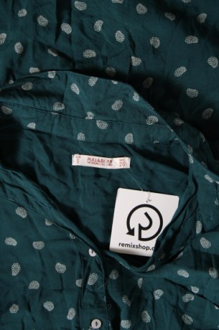 Дамска риза Pull&Bear, Размер S, Цвят Зелен, Цена 13,50 лв.