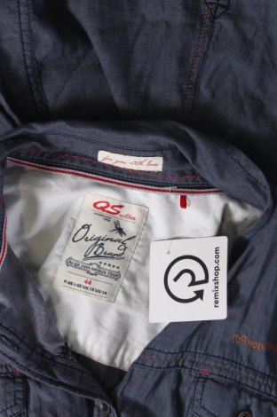 Γυναικείο πουκάμισο Q/S by S.Oliver, Μέγεθος XL, Χρώμα Μπλέ, Τιμή 8,41 €