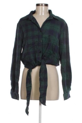 Γυναικείο πουκάμισο SHEIN, Μέγεθος L, Χρώμα Πράσινο, Τιμή 3,25 €
