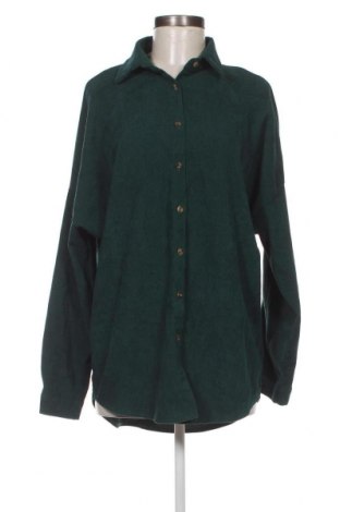 Γυναικείο πουκάμισο SHEIN, Μέγεθος L, Χρώμα Πράσινο, Τιμή 4,79 €