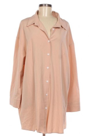 Γυναικείο πουκάμισο SHEIN, Μέγεθος XXL, Χρώμα  Μπέζ, Τιμή 15,46 €