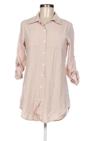 Γυναικείο πουκάμισο SHEIN, Μέγεθος XS, Χρώμα  Μπέζ, Τιμή 3,87 €