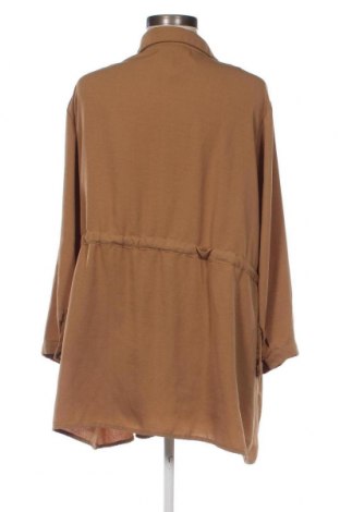 Γυναικείο πουκάμισο SHEIN, Μέγεθος XL, Χρώμα  Μπέζ, Τιμή 13,14 €