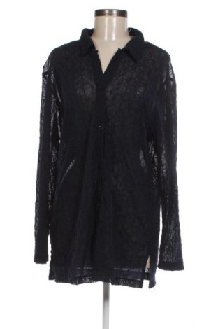 Γυναικείο πουκάμισο Samoon, Μέγεθος XL, Χρώμα Μπλέ, Τιμή 17,45 €