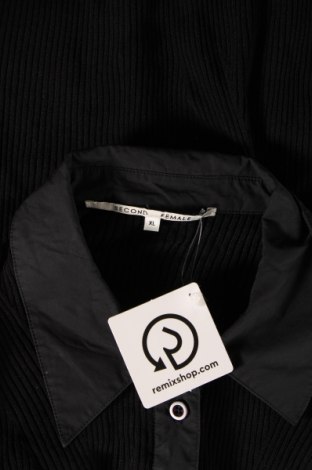 Дамска риза Second Female, Размер XL, Цвят Черен, Цена 15,84 лв.