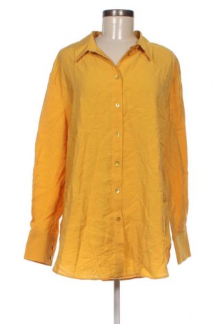 Γυναικείο πουκάμισο Selection By Ulla Popken, Μέγεθος XL, Χρώμα Κίτρινο, Τιμή 21,03 €