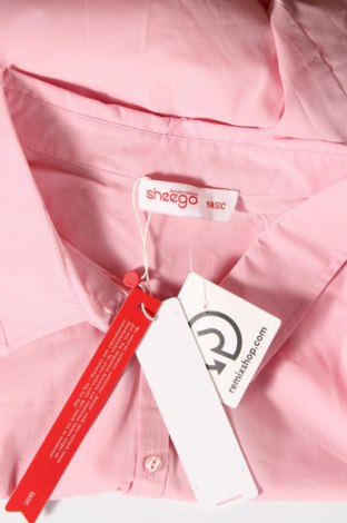 Дамска риза Sheego, Размер 5XL, Цвят Розов, Цена 32,34 лв.