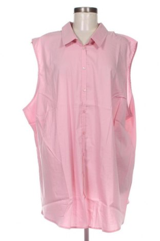 Γυναικείο πουκάμισο Sheego, Μέγεθος 5XL, Χρώμα Ρόζ , Τιμή 15,88 €