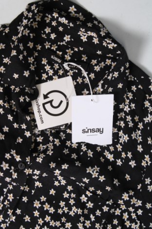 Γυναικείο πουκάμισο Sinsay, Μέγεθος XS, Χρώμα Μαύρο, Τιμή 9,39 €