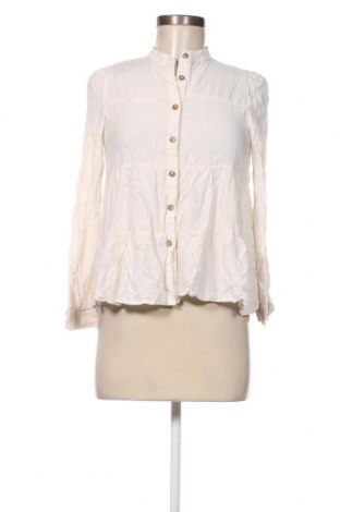 Γυναικείο πουκάμισο Sinsay, Μέγεθος XS, Χρώμα Εκρού, Τιμή 12,83 €