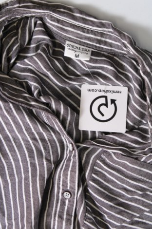 Γυναικείο πουκάμισο Stitch & Soul, Μέγεθος M, Χρώμα Γκρί, Τιμή 4,33 €