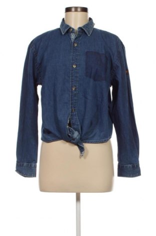 Γυναικείο πουκάμισο Superdry, Μέγεθος M, Χρώμα Μπλέ, Τιμή 45,36 €