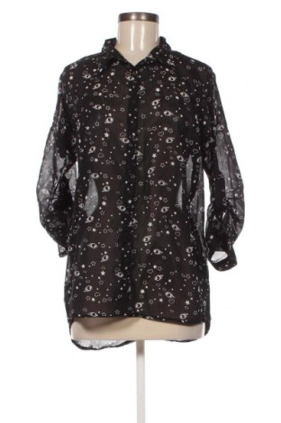 Γυναικείο πουκάμισο Terranova, Μέγεθος L, Χρώμα Μαύρο, Τιμή 3,84 €