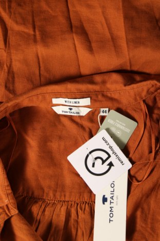 Γυναικείο πουκάμισο Tom Tailor, Μέγεθος XL, Χρώμα Πορτοκαλί, Τιμή 21,43 €