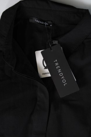 Дамска риза Trendyol, Размер M, Цвят Черен, Цена 11,55 лв.