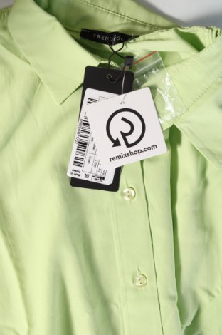 Дамска риза Trendyol, Размер XS, Цвят Зелен, Цена 23,10 лв.