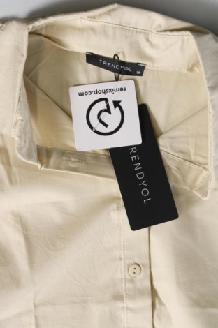 Γυναικείο πουκάμισο Trendyol, Μέγεθος M, Χρώμα Εκρού, Τιμή 5,95 €