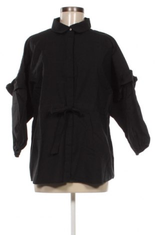 Дамска риза Trendyol, Размер XL, Цвят Черен, Цена 23,10 лв.