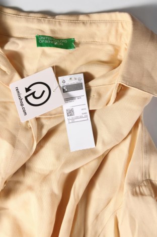 Γυναικείο πουκάμισο United Colors Of Benetton, Μέγεθος S, Χρώμα  Μπέζ, Τιμή 7,14 €