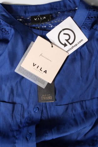 Дамска риза VILA, Размер M, Цвят Син, Цена 25,22 лв.